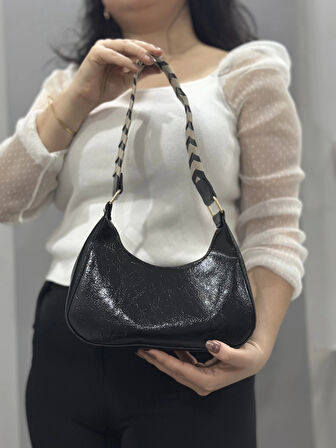 BİÇOMİ Kraş siyah cilt çanta