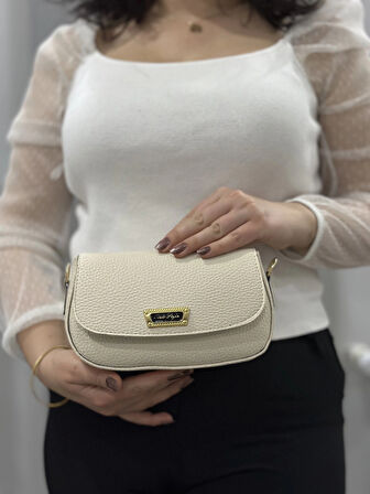 BİÇOMİ Krem cilt jessi çanta