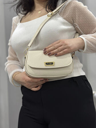 BİÇOMİ Krem cilt jessi çanta