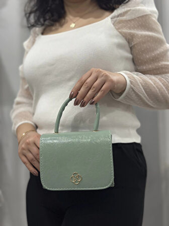 BİÇOMİ Mint cilt krash çanta