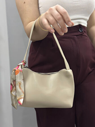 BİÇOMİ Riwan bej cilt çanta