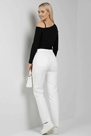 BİÇOMİ Tek Omuz İpli Bluz Siyah T4328