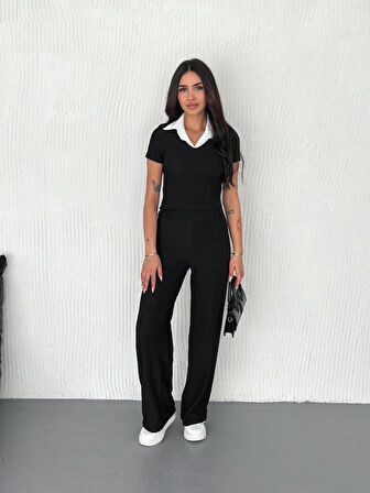 BİÇOMİ Ottoman kumaş beyaz gömlek yaka takım s4142