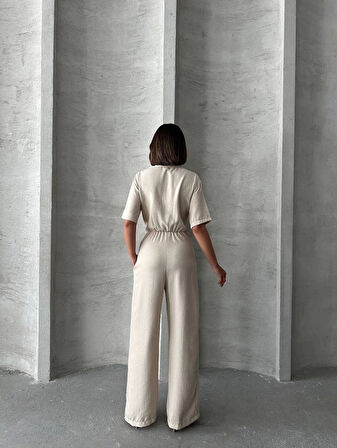 BİÇOMİ Uzun keten tulum s255059