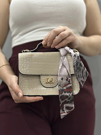 BİÇOMİ Jisse vizon cilt çanta