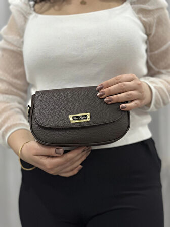 BİÇOMİ Kahve cilt jessi çanta