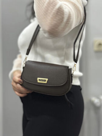 BİÇOMİ Kahve cilt jessi çanta