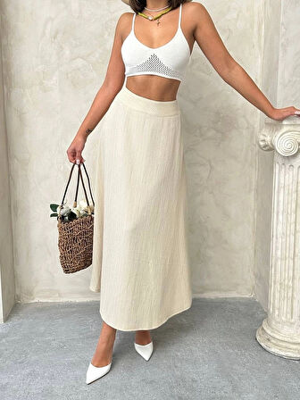BİÇOMİ Uzun astarlı etek