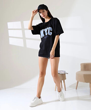 BİÇOMİ Oversize tişört