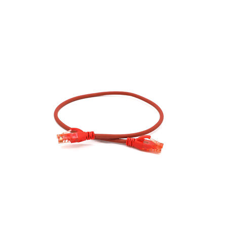 DİGİTUS PATCH CORD UTP CAT6 0.50 MT RED (10'LU PAKET)