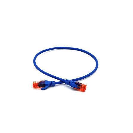 DİGİTUS PATCH CORD UTP CAT6 0.50 MT BLUE (10'LU PAKET)