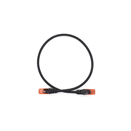 DİGİTUS PATCH CORD UTP CAT6 0.50 MT BLACK (10'LU PAKET)