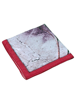 Enba Çiçek Desenli Pamuklu Eşarp 90x90 cm