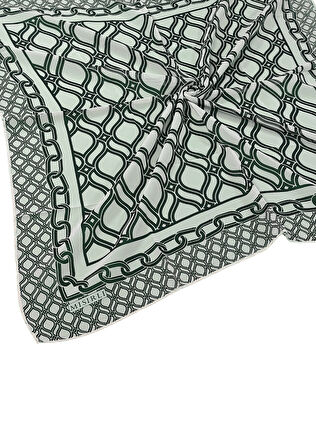 Mısırlı Eşarpları Emprime Krep Desenli Eşarp