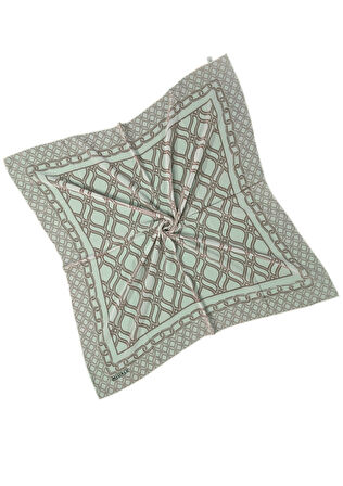 Mısırlı Eşarpları Emprime Krep Desenli Eşarp