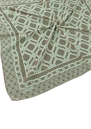 Mısırlı Eşarpları Emprime Krep Desenli Eşarp