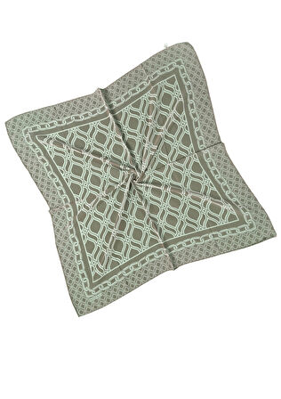 Mısırlı Eşarpları Emprime Krep Desenli Eşarp