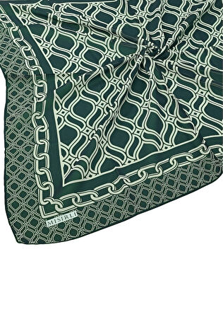 Mısırlı Eşarpları Emprime Krep Desenli Eşarp