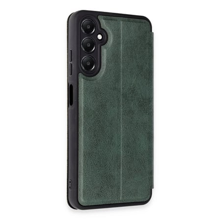 Samsung Galaxy A15 4G Kılıf Flip Cover - Koyu Yeşil