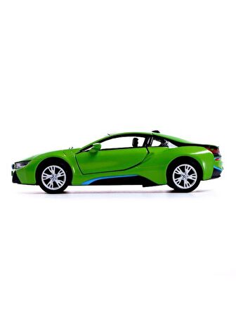 Kinsmart BMW İ8 Metal Diecast Çek Bırak 1:34 Ölçek Araba