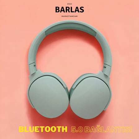 Barlas P29 Bluetooth Kulaklıklar Hd Mikrofonlu Ergonomik Tasarım Kablosuz Kulaklık Desteği