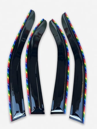 Toyota Avensis Cam Rüzgarlığı Renkli Kromlu 2003-2009 Arası 4-Lü
