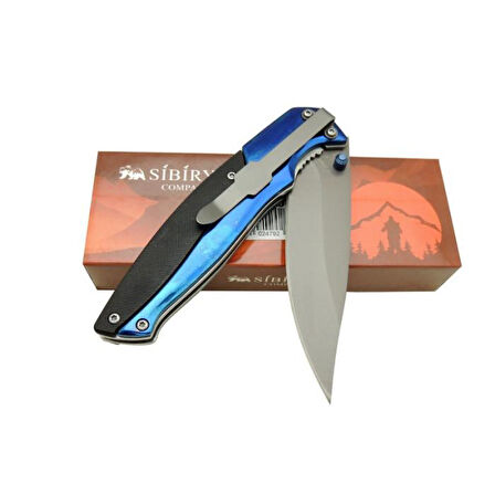Sibirya Galaksi Hunter Knife Blue