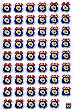 Sticker Kabartmalı A4 Boyutunda Stiker Defter, Planlayıcı Etiket -(lim103) - Nazar Boncuğu