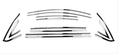 Ford Focus 2012-2018 Sedan Cam Çıta Nikelajı