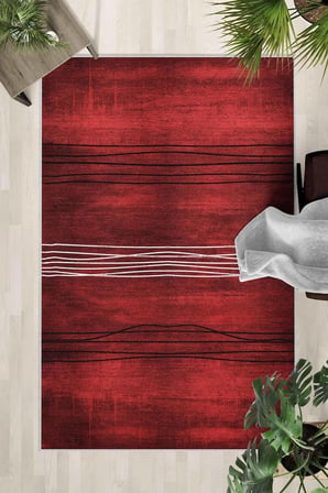 Kaymaz Taban Yıkanabilir Halı – Mutfak, Salon, Yatak Odası için Modern Dijital Baskı Halı (SLNHALI82