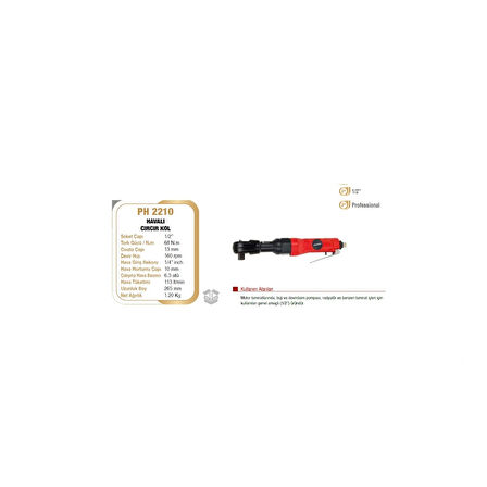 Proter PH 2210 Havalı Cırcır Kol
