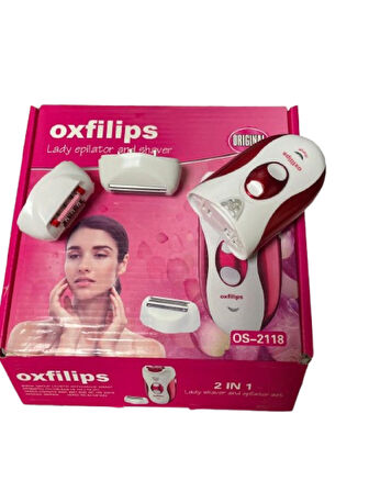 Oxfilips OS-2118 2in1 Şarjlı Epilasyon Cihazı – Epilatör
