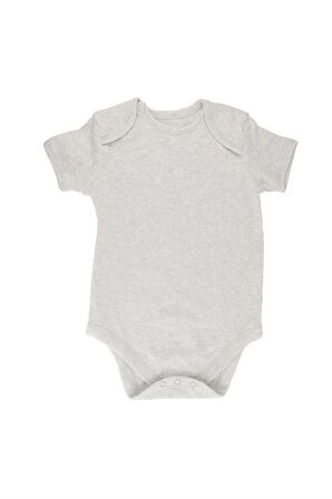 Bebek %100 Pamuk Dinazor Baskılı Siyah 7'li Bodysuit / Zıbın