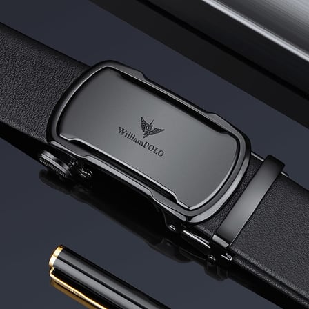 WilliamPolo Business Hakiki Deri Metal Toka Erkek Kemer 