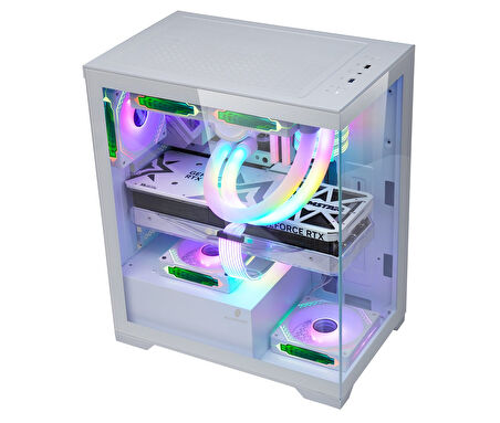 Xaser Xsr822 Ryzen 7 5700x 16GB Ram 512GB M.2 NVMe SSD 6GB RTX3050 27"Curved 180Hz Sıvı Soğutma Oyuncu Bilgisayarı