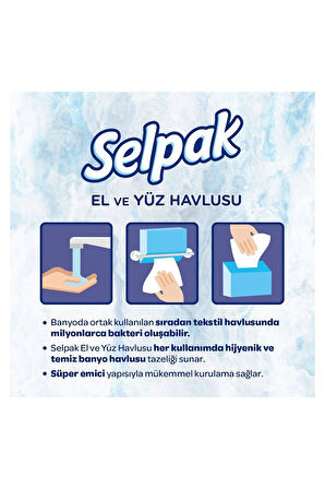 El Ve Yüz Havlusu 5'li 400 Yaprak