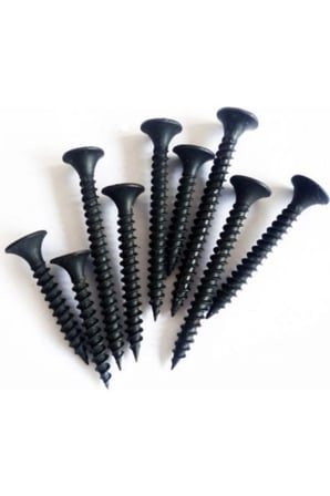 Alçıpan Vidası Standart Uçlu 3.5x35 mm Siyah 1000 Adet