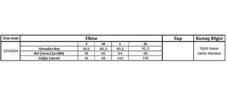 Monamise Kadın Puantiye Desenli V Yakalı Elbise