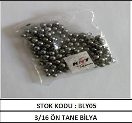 KNT BİSİKLET ÖN TEKER BİLYASI 11 GROSO 3/16 ÖN TANE BİLYA 144'LÜ