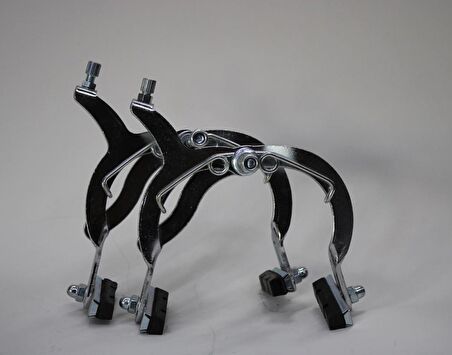 BİSİKLET MENGENE FREN TAKIMI BMX KROM KOMPLE SET