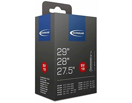 Schwalbe İnce Sibop Bisiklet İç Lastik Sv19 27.5/28/29 JANT UYUMLU
