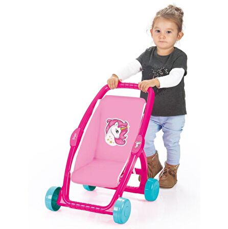 Dolu 2559 Unicorn Puset Şirin Bebek Puseti Dolu Bebek Arabası 