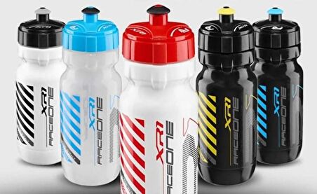 Raceone XR1 Matara 600 ML Plastik Kokusu Yapmayan Bisiklet Matarası Beyaz Kırmızı