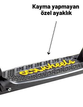 Cool Wheels 2 Tekerlekli Katlanabilir Yükseklik Ayarlı Scooter 8+ Yaş Sarı