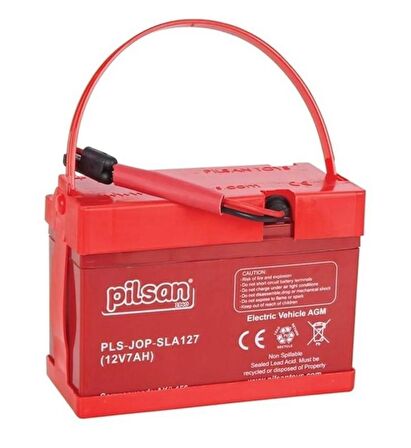 Pilsan 12 Volt 7 Amper Akü 12v7ah Ranger Snappy Orjinal Akülü Araba Aküsü