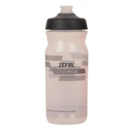 Zefal Plastik Matara - Suluk Sense Pro 650 ML Bisiklet Matarası Şeffaf