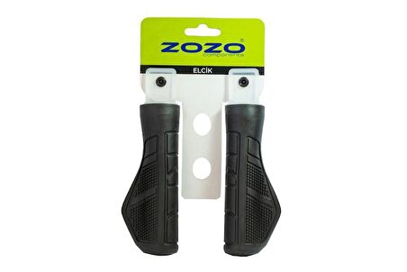 ZOZO Elcik G-331 Ergonomik Modeli Destekli Yapı Kolay Kavrama Bisiklet Elciği 133 mm Siyah 