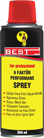 Best ZİNCİR YAĞLAYICI TEMİZLEYİCİ Performans Sprey 6 Faktör 200 Ml