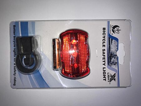 XC-783R ARKA STOP LED SU GEÇİRMEZ 3 FONKSİYON PİL DAHİL