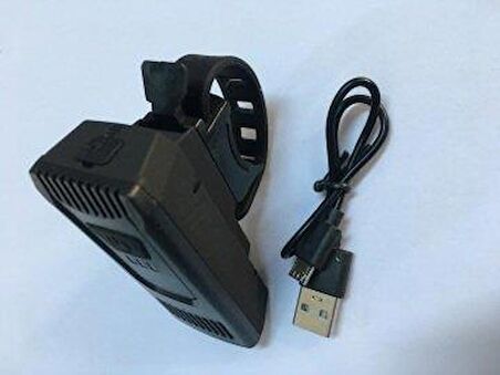 Forte Gt Xbyc 6124 Usb Şarjlı Ön Far 250 Lümen Su Geçirmez Lamba Siyah